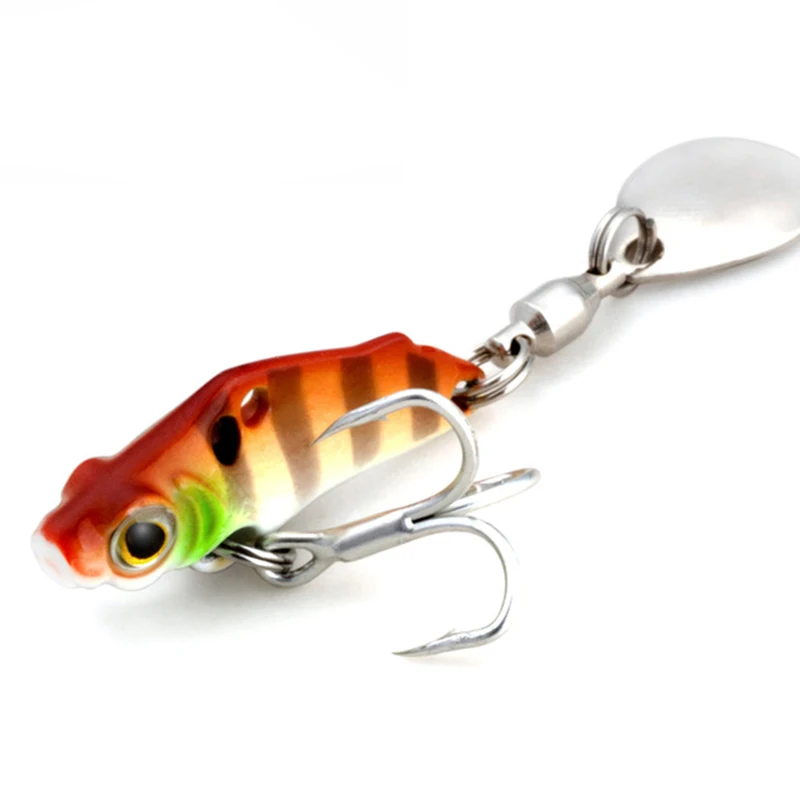 

1PCS 3cm 3g mini fishing lures wobblers metal hard sequin VIB bass peche trout fishing baits pescafishing tackle