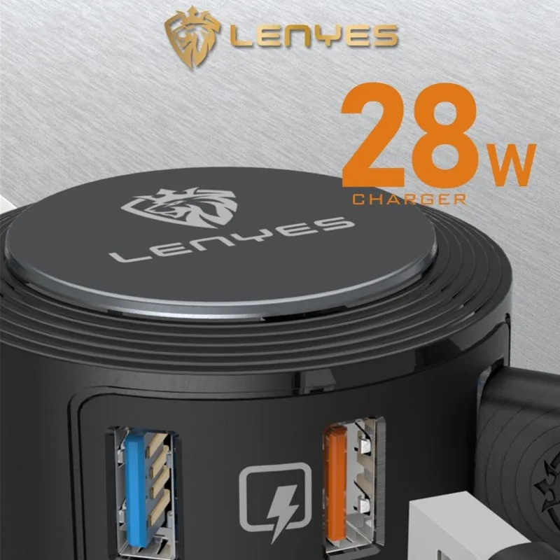 Новое зарядное устройство Lenyes 3 USB ЕС Великобритания США адаптер для быстрой