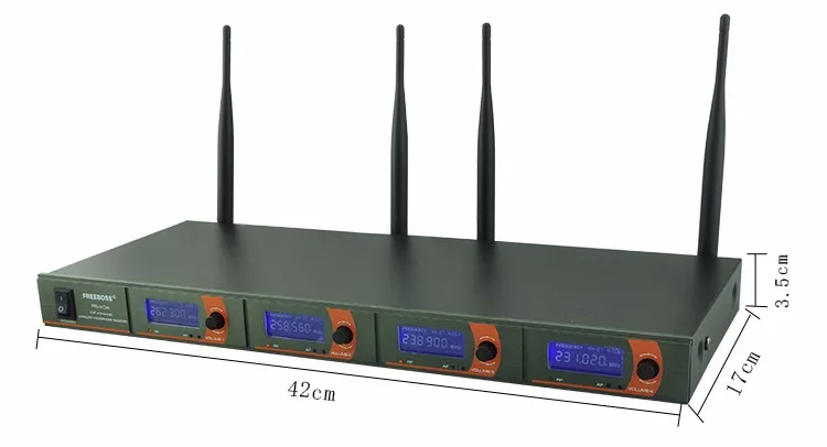 FB-V04H2 RU/BR/US Warehoue профессиональный микрофон VHF KTV вечерние микрофонные системы 2 ручные и 2 гарнитуры беспроводной микрофон для караоке
