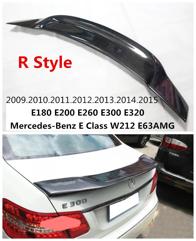 Спойлер из углеродного волокна для Mercedes Benz E Class W212 E63AMG 2009 2015 Спойлеры заднего