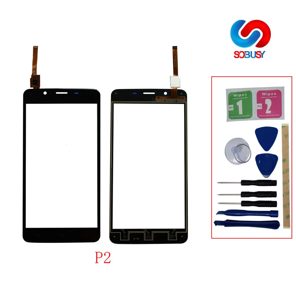 5 ''сенсорный экран GlassFor Blackview P2 дигитайзер мобильный телефон сенсорная