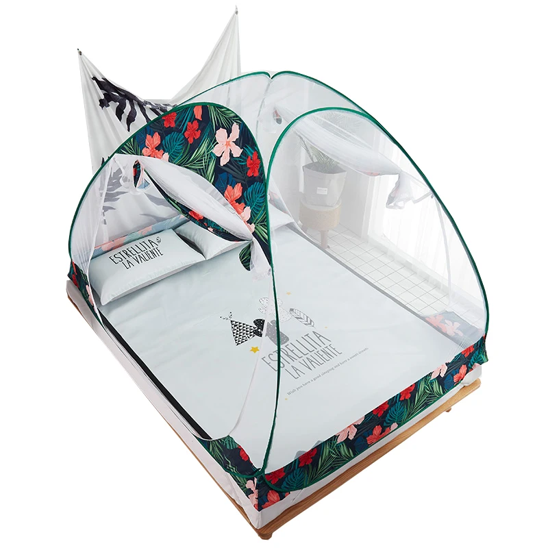 

Mongolia Yurts Magic Mosquito Nets for Child Baby Cot Guardrail Tents Canopy Lovely Children Room Decoration Netting kinderbett