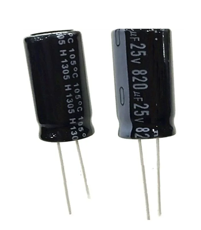10 шт. 820 мкФ 25V 105C фотосессия мм * 20 мм|capacitor electrolytic|capacitor 820uf 25vcapacitor 25v |