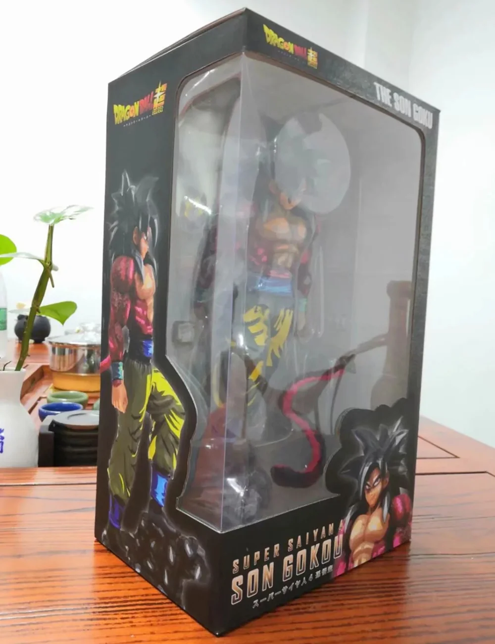 

Dragon Ball Z Super Saiyan 4 Son Goku Action Figure Comic Color Collectible Toy Brinquedos PVC DBZ Figma Doll Model Kids Gift PM