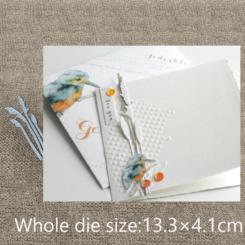 

XLDesign Craft Metal Cutting Die cut dies 4pcs grass decoration scrapbook Album Paper Card Craft Embossing die cuts