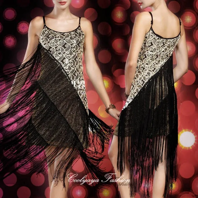 Hot Sale Galax Sexy Party Night Club Latin Dance Modern Ball Room City Nature Wild Crizzy Dress 1333 | Тематическая одежда и