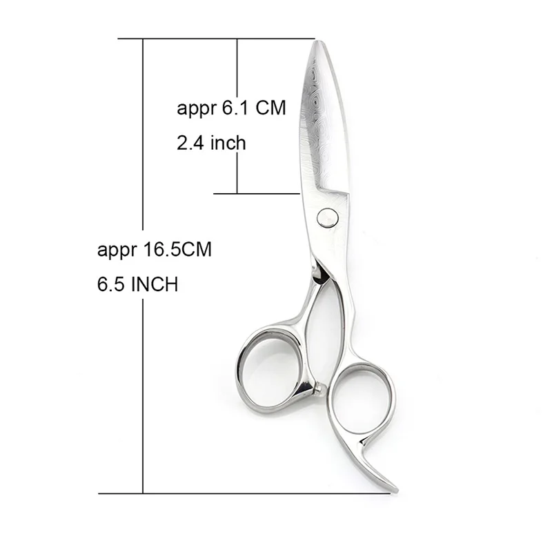 Раздвижные ножницы для волос 5 75 дюйма выпуклые лезвия дамасский декоративный
