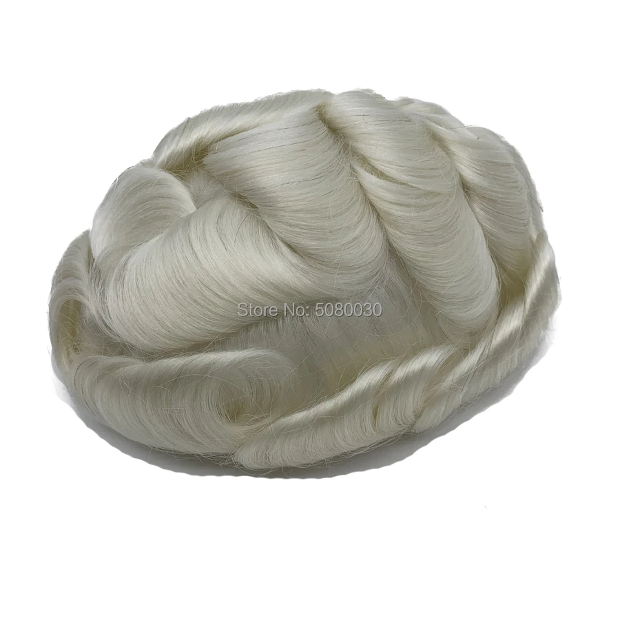 Парик для мужчин 60 цветов тонкая кожа Базовый стиль популярный цвет все