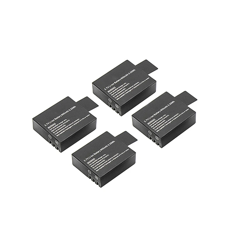 4 шт. перезаряжаемая батарея двойное зарядное устройство USB для SJCAM SJ4000 SJ5000 PLUS WIFI 4k