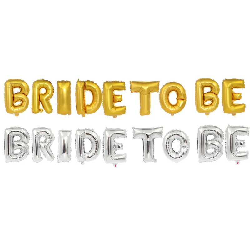 16 дюймовые буквы BRIDE TO BE свадебные украшения ремесла мальчивечерние декоративные