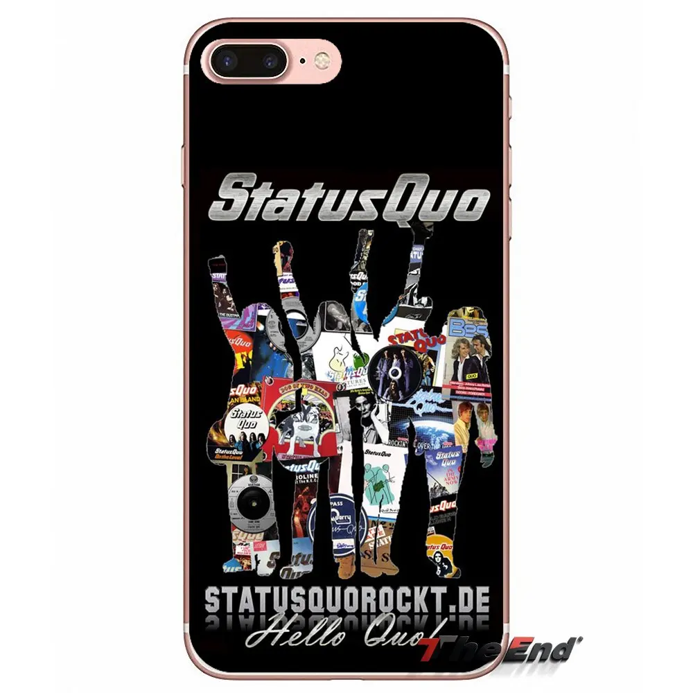 Определение Status Quo Art Soft TPU чехол для HTC One M7 M8 A9 M9 M10 E9 Plus Desire 630 530 626 628 816 820 Motorola G G2