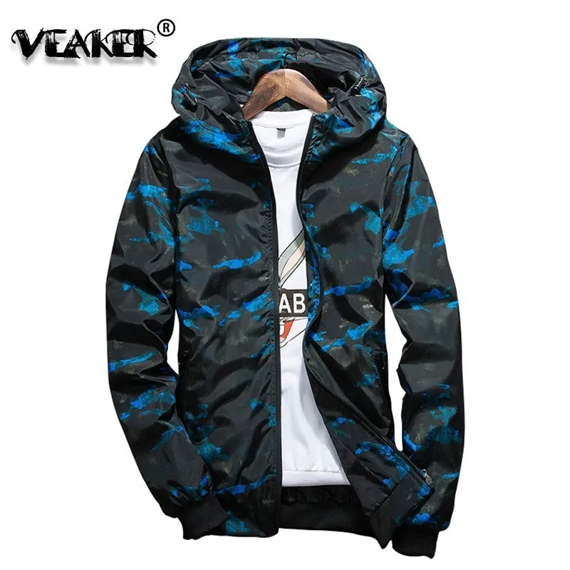 

Army Green Mens Camouflage Jackets Male Fashion Hooded Bomber Jacket 2018 Autumn Casual windbreaker Sportswear S-3XL