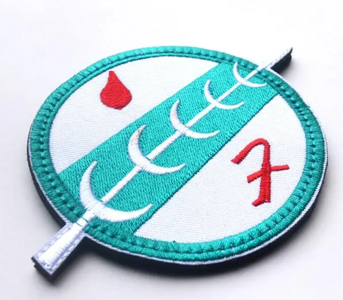 Embroidered 13 Военные нашивки Звездные войны кофейные нашивки 3D ПВХ или вышитые тактические нашивки Значки для одежды сумки с крюком и петлей - Цвет: Embroidered 13