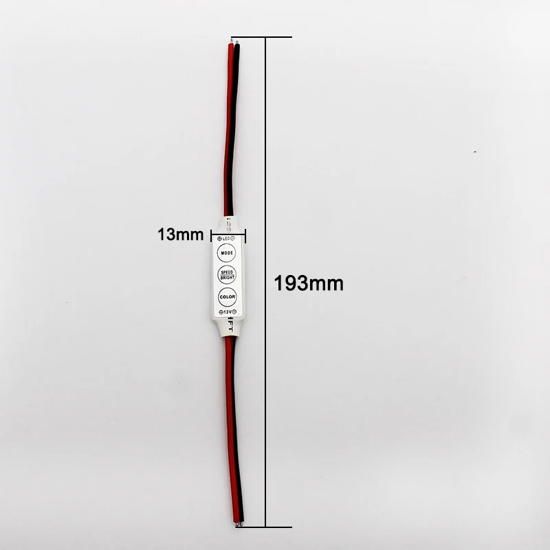 Диммер Светодиодная лента RGB контроллер DC 12V 24V мини LED Одноцветный для 5050 3528 5730 |
