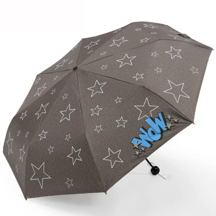 

YADA High Quality Charms Denim Star Pattern Umbrella Rain Women uv Pencil Umbrella For Women Windproof Umbrellas Female YS698