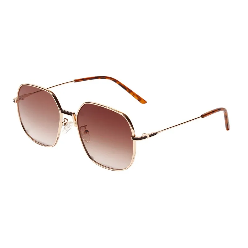 

New Literary Metal Square Sunglasses Eyewear Metal Frame Vintage Cheap High Quality Sunglasses Female UV400 Shades