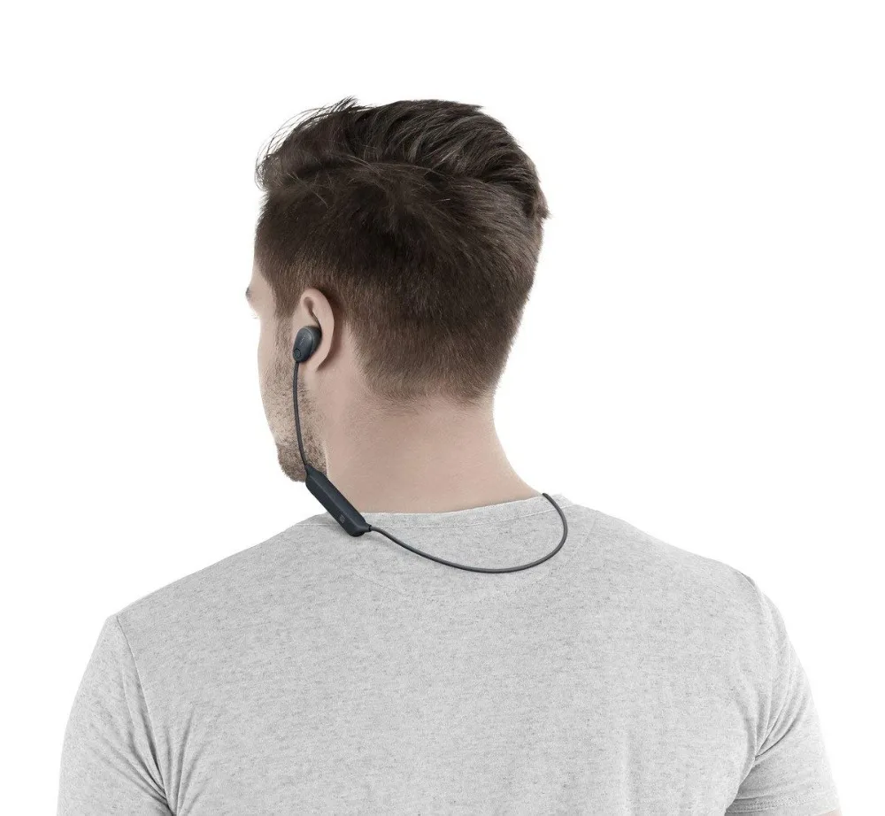 SONY WI-SP600N Беспроводные спортивные наушники с шумоподавлением с микрофоном, NFC водонепроницаемые наушники