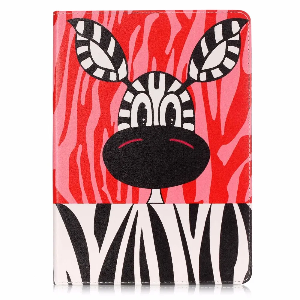 Чехол для iPad Pro 9 7 &quot2016 выпущенный кожаный чехол-книжка с кошкой и цветочным