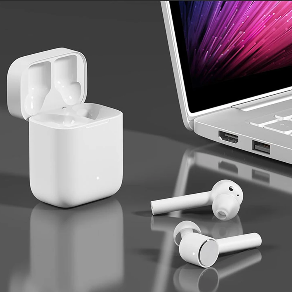 Оригинальные наушники Xiaomi Bluetooth Air Wireless вкладыши с микрофоном и зарядным