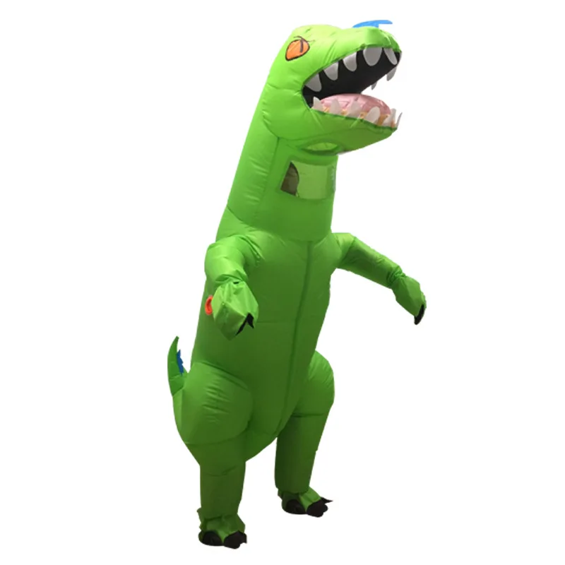 T-REX костюм динозавра надувной зеленый динозавр выдувное веселое платье в виде