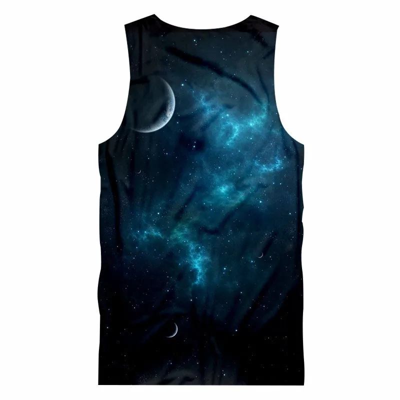 OGKB 2018 летние топы для мужчин и женщин 3d майка с принтом Галактика космический