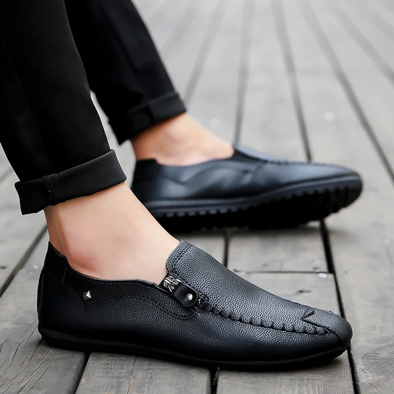 Весенняя мужская повседневная обувь; zapatos de hombre; Новинка; Высококачественная классическая мужская обувь на плоской подошве для вождения; Мужская обувь; кроссовки; лоферы