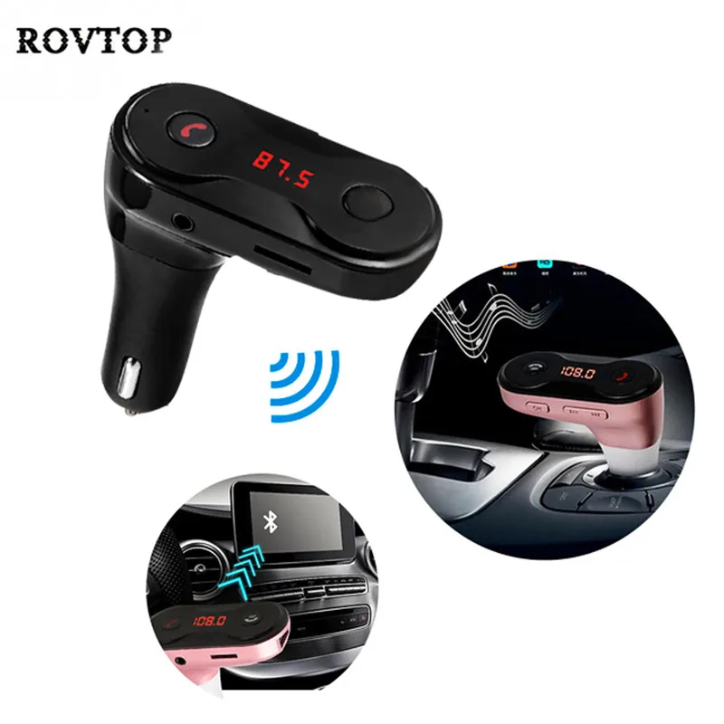 Беспроводной fm-передатчик модулятор Bluetooth автомобильный комплект G7 зарядное устройство обновление до C8 AUX Hands Free музыка мини MP3 плеер автомобильный стиль