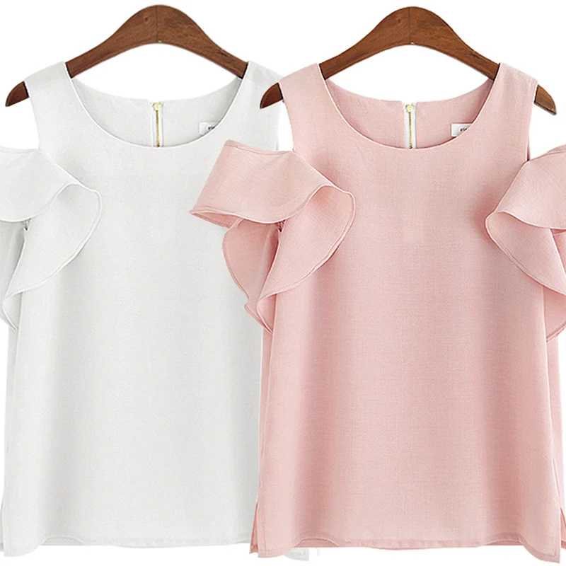 Trytree Весна Лето Топ Женская футболка Повседневная бабочка рукав полиэстер