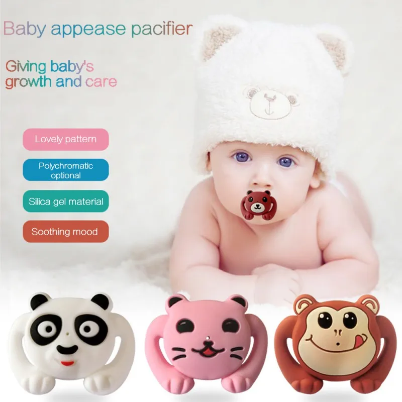 

Baby Pacifier Whole Silicone Newborn Baby Orthodontic Dummy Pacifier Nipple Infant Kids Silicone Teat Nipple Soother Pacifier