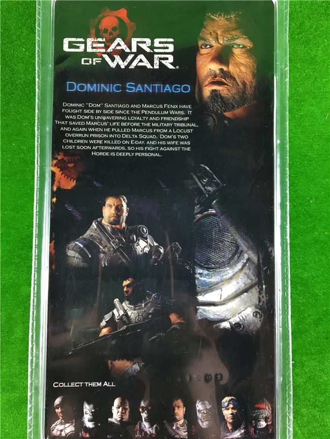 Бесплатная доставка оригинальная новая Оригинальная кукла gears of war DOMINIC NECA 7