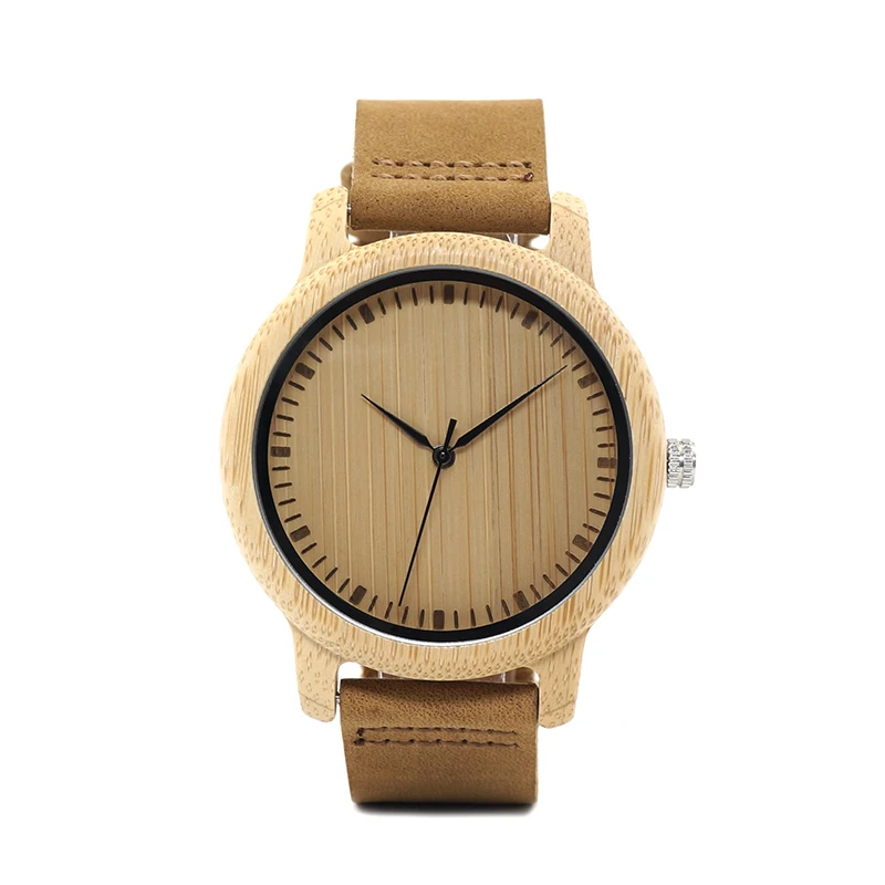 Часы BOBO BIRD WA15RU мужские круглые античные деревянные с кожаным ремешком|watch brand|watch