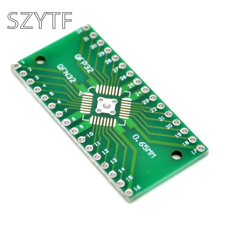 0 8/0 65 мм QFN32 QFP32 переходная пластина SMD поворотный DIP|dip|dip smddip adapter |
