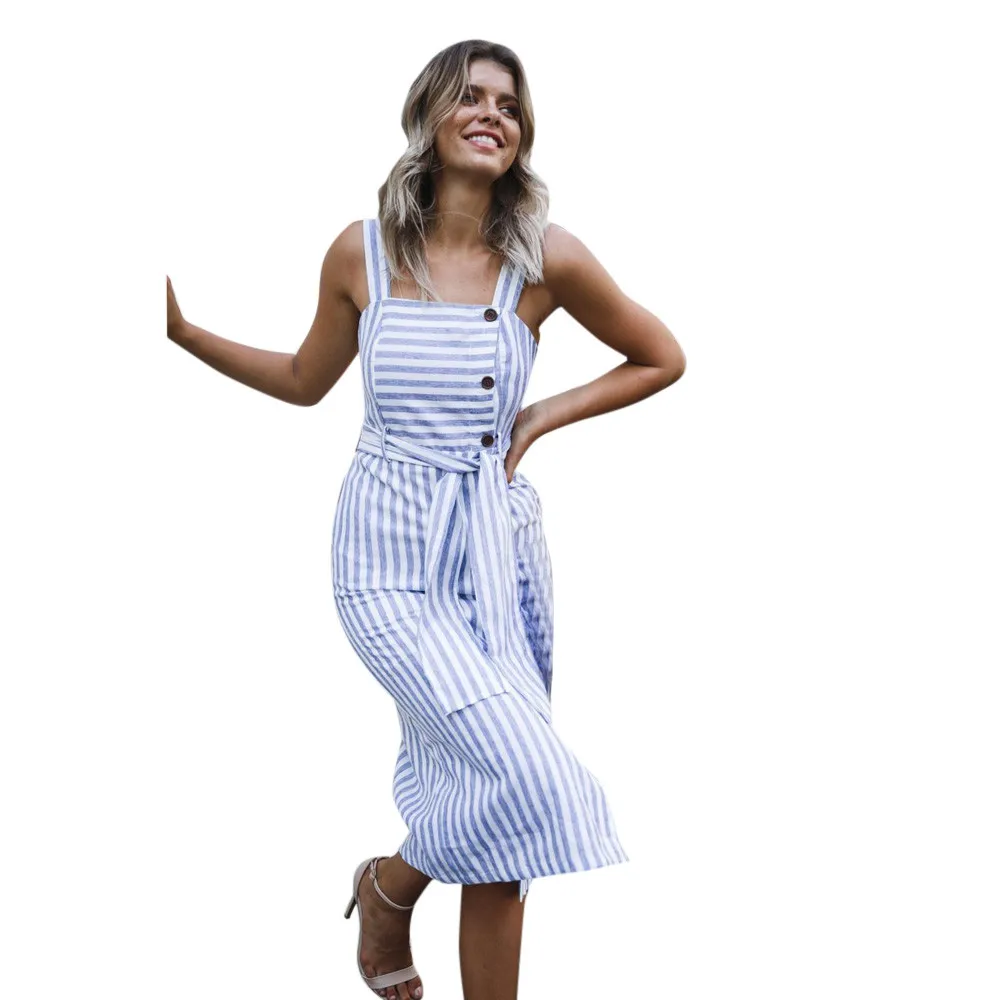 Модное женское платье JAYCOSIN в полоску длинное стиле бохо женский элегантный