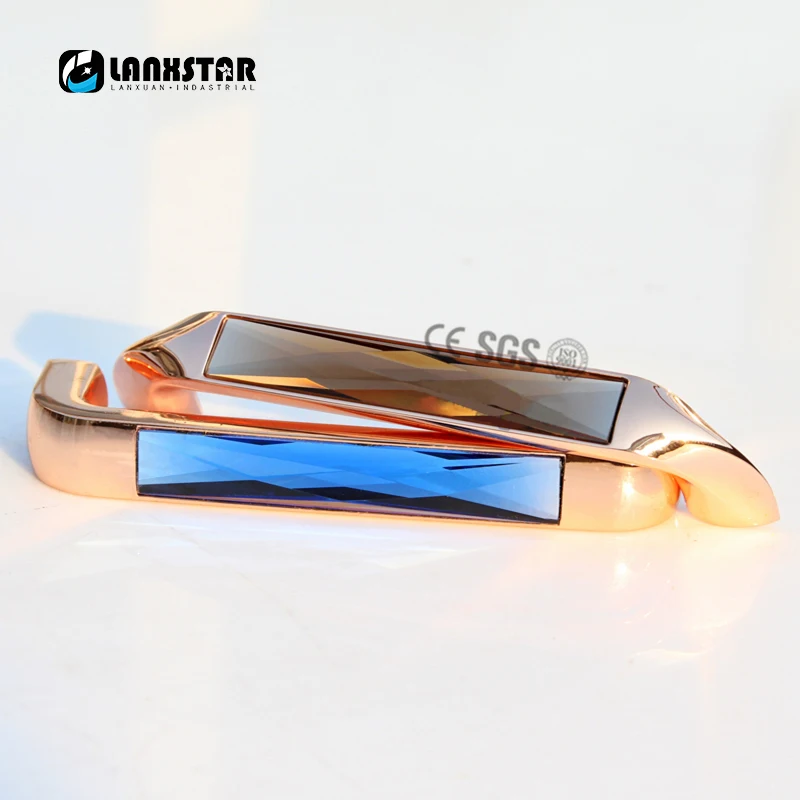 Ручки для кухонных шкафов современные декоративные хрустальные зеркальные