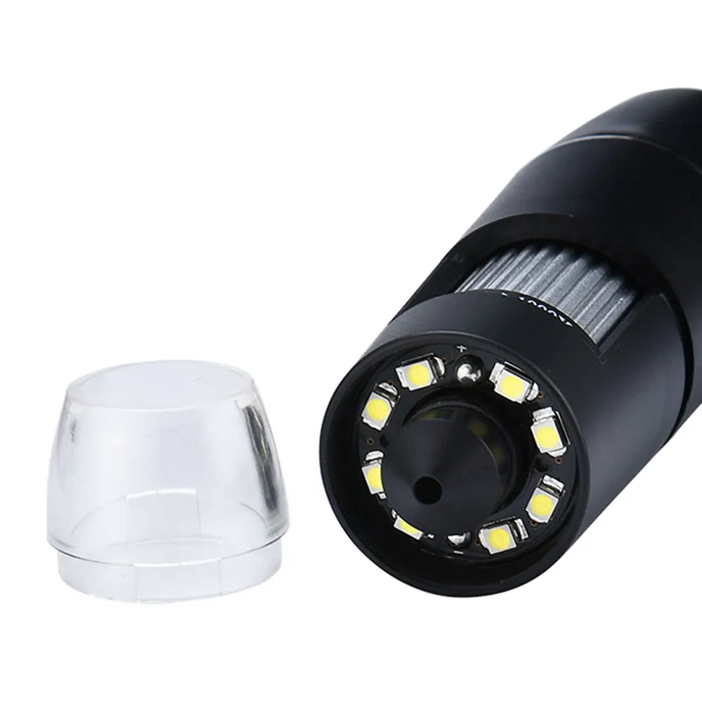 8LED Endoscope Portable Digital Microscope Waterproof for Monitoring Photos Mobile Phones Inspection Real-Time Video | Инструменты