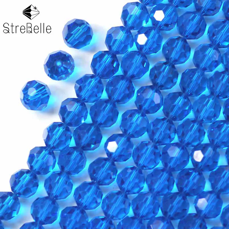 

Crystal Balls 4MM 6MM 8MM 10MM Flet 32 Facets Round Crystal Beads Football Faceted Football Glass Beads Fashion Jewelry