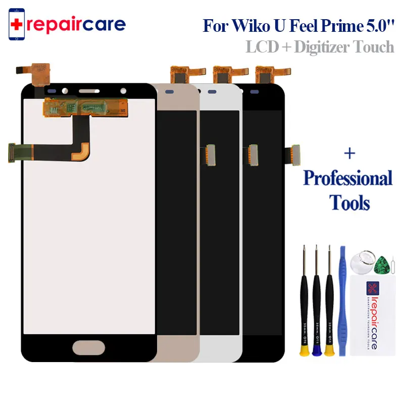 5 &quotдля Wiko U Feel Prime ЖК дисплей + сенсорный экран дигитайзер для экран|Экраны