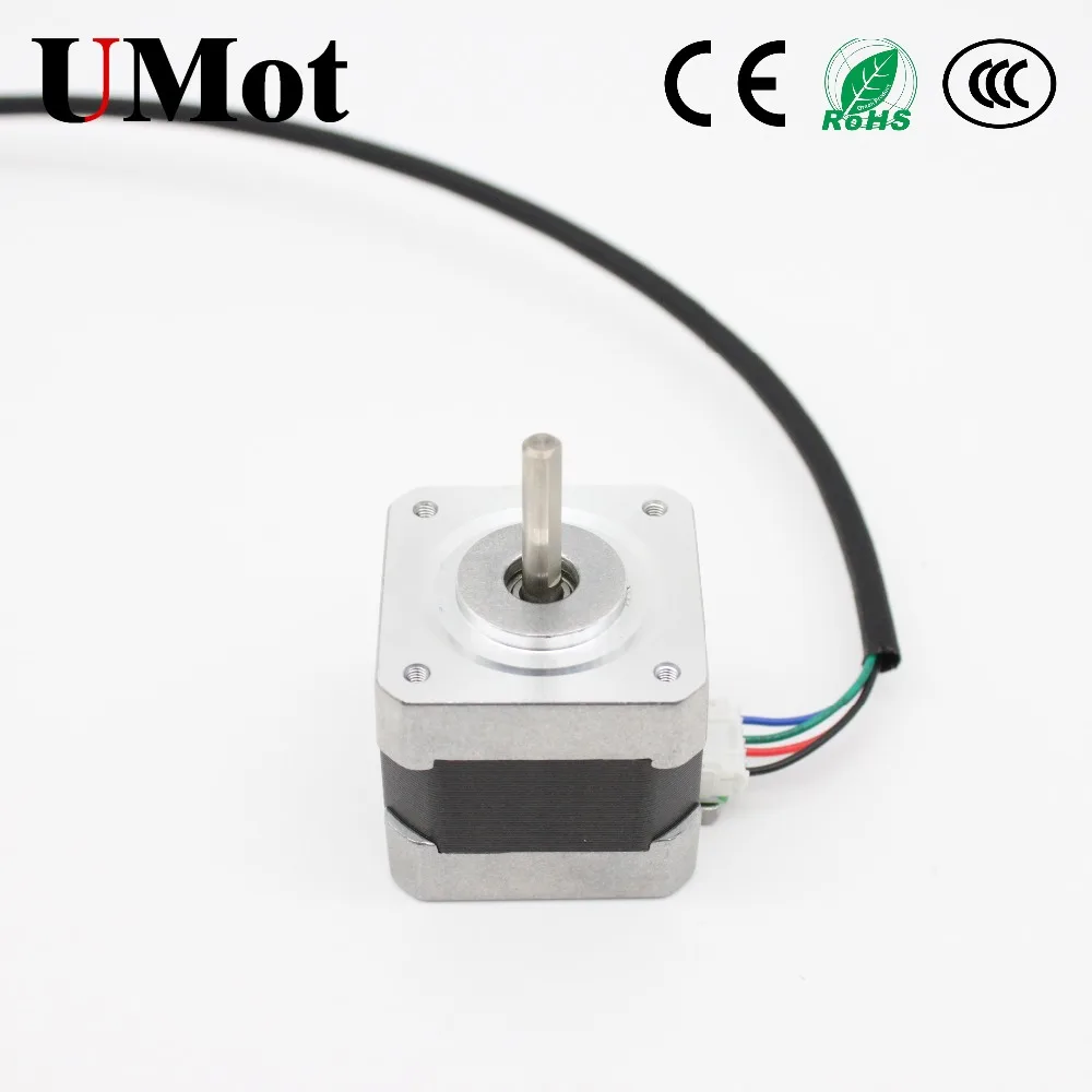 CE ROHS ISO Сертификация Электрический мотор 2-фазный 42 мм * 1.68A Высокоточный шаговый