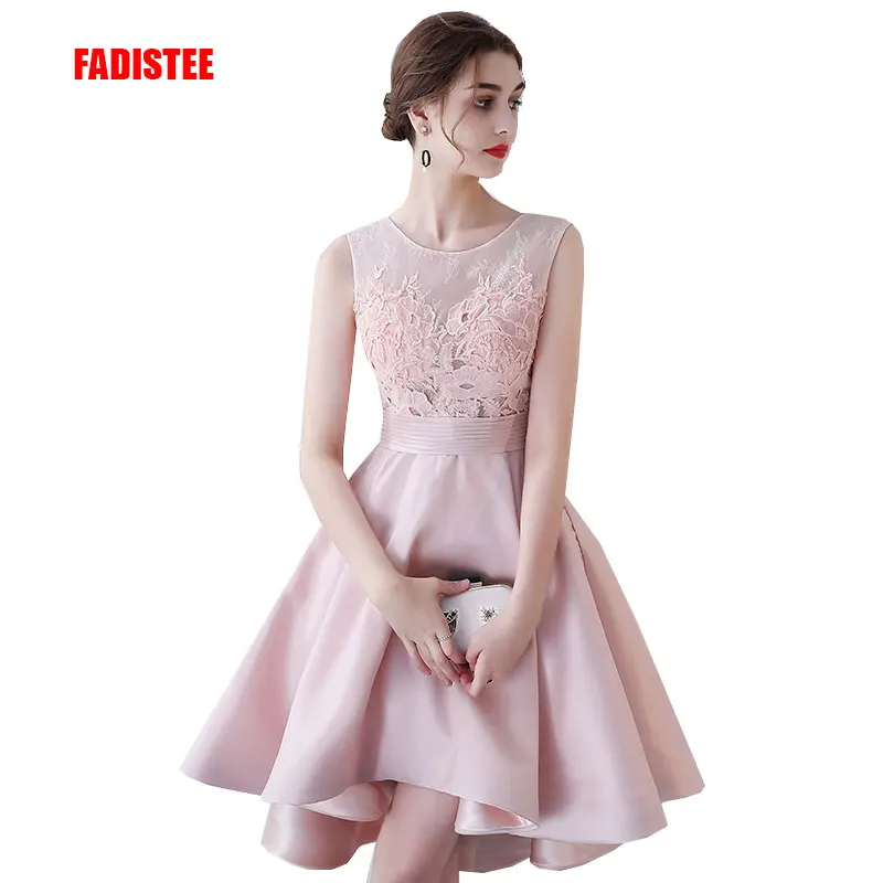 FADISTEE Новое поступление элегантное вечернее платье для выпускного вечера Vestido de Festa кружевные вечерние платья с аппликациями стильное платье с высокой талией