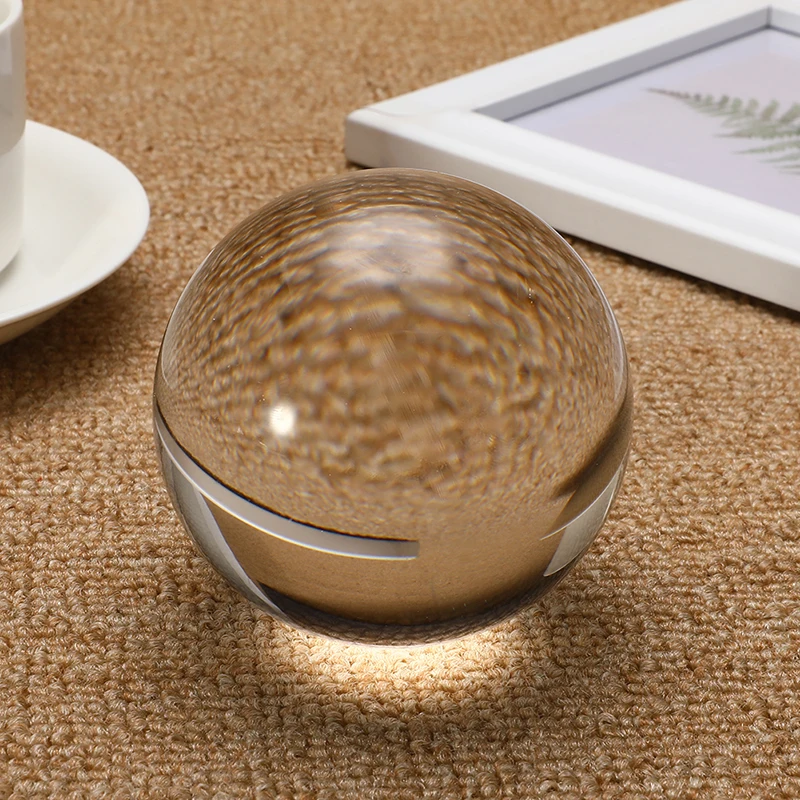 80 мм искусственный стеклянный прозрачный хрустальный шар Волшебная лечебная
