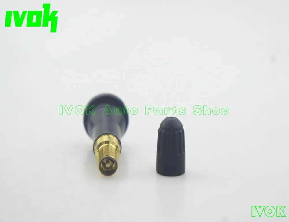 100 комплектов Schrader TPMS стильный Резиновый выдвижной клапан оптовая продажа для