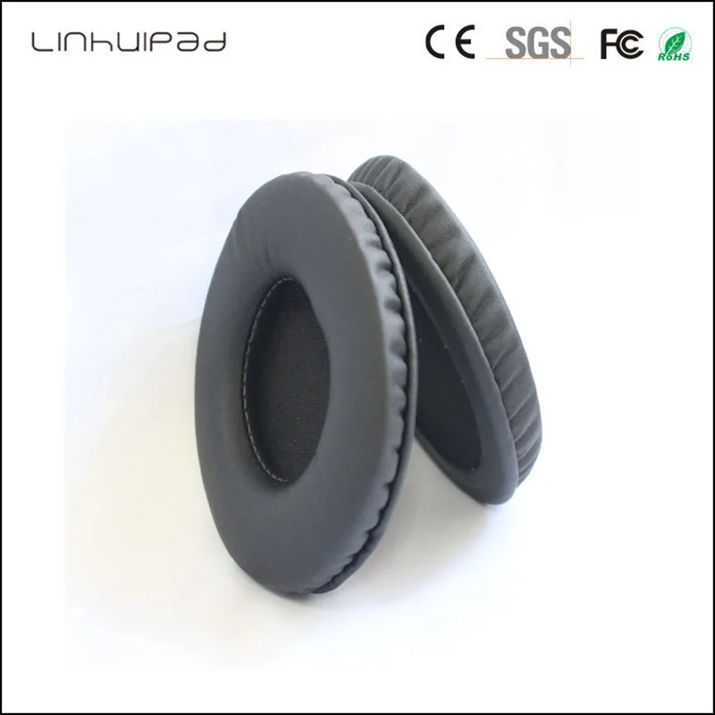 Linhuipadpad 1 пара протеиновых кожаных сменных амбушюров для наушников Audio Technica ATH A500