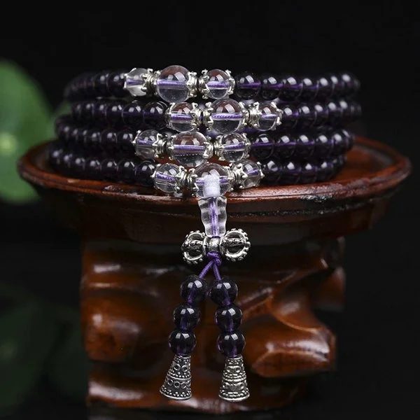 Новинка Модный комплект из 6 мм Бисер тибетского буддизма 108 четки Тыква Мала