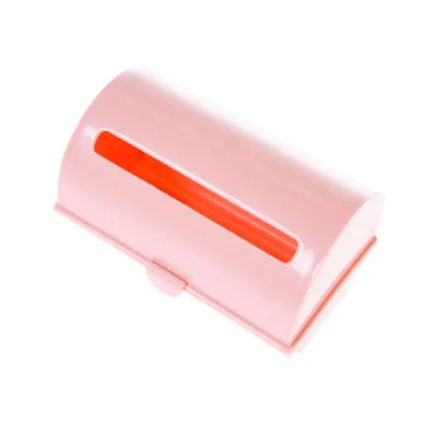 Pink Настенный пластиковый пакет, ящик для хранения, мусорные мешки, контейнер для хранения, кухонные принадлежности, пластиковый ящик для хранения - Цвет: Pink