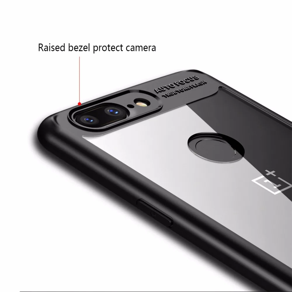 Чехол для OnePlus 5 T полная защитная тонкая прозрачная задняя крышка из ТПУ и акрила