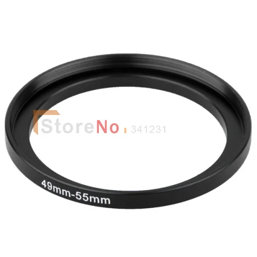 

100% новый 49 мм-55 мм шаг вверх металлический адаптер кольцо/49 мм объектив до 55 мм аксессуар
