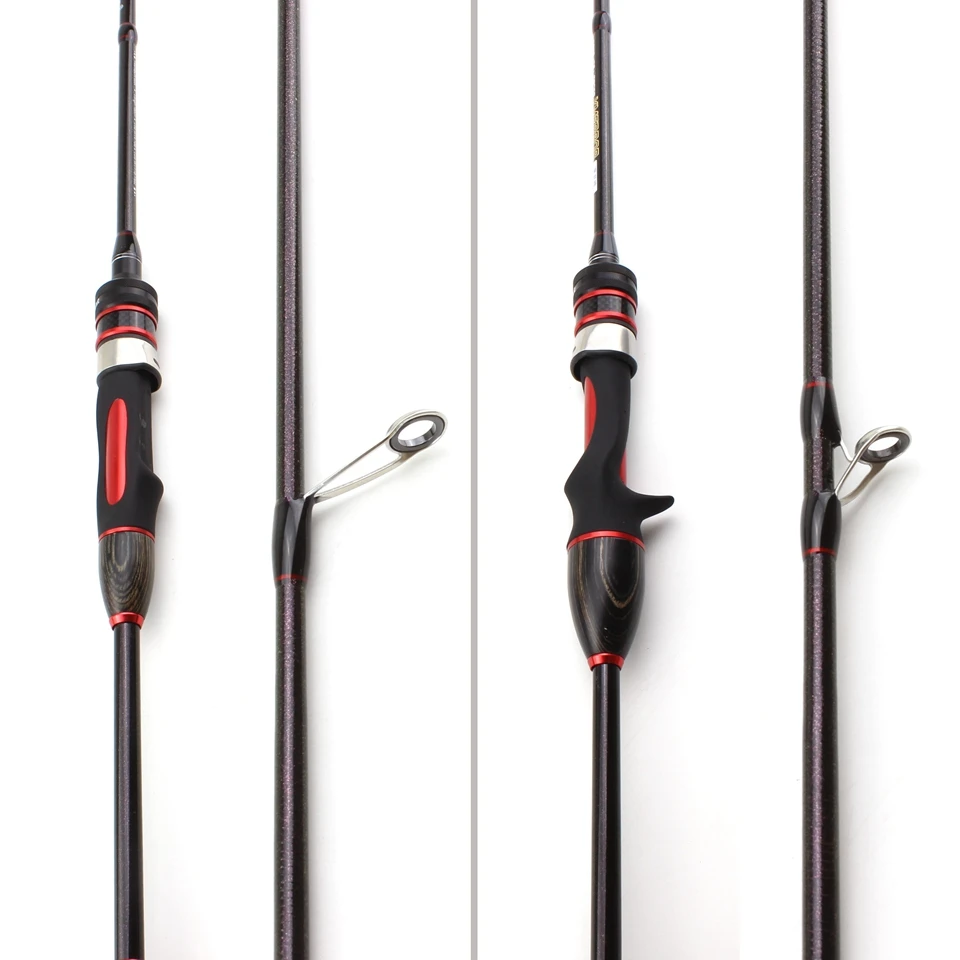 Высококачественное спиннинговое удилище 1 8 м из черного палисандра карбоновое