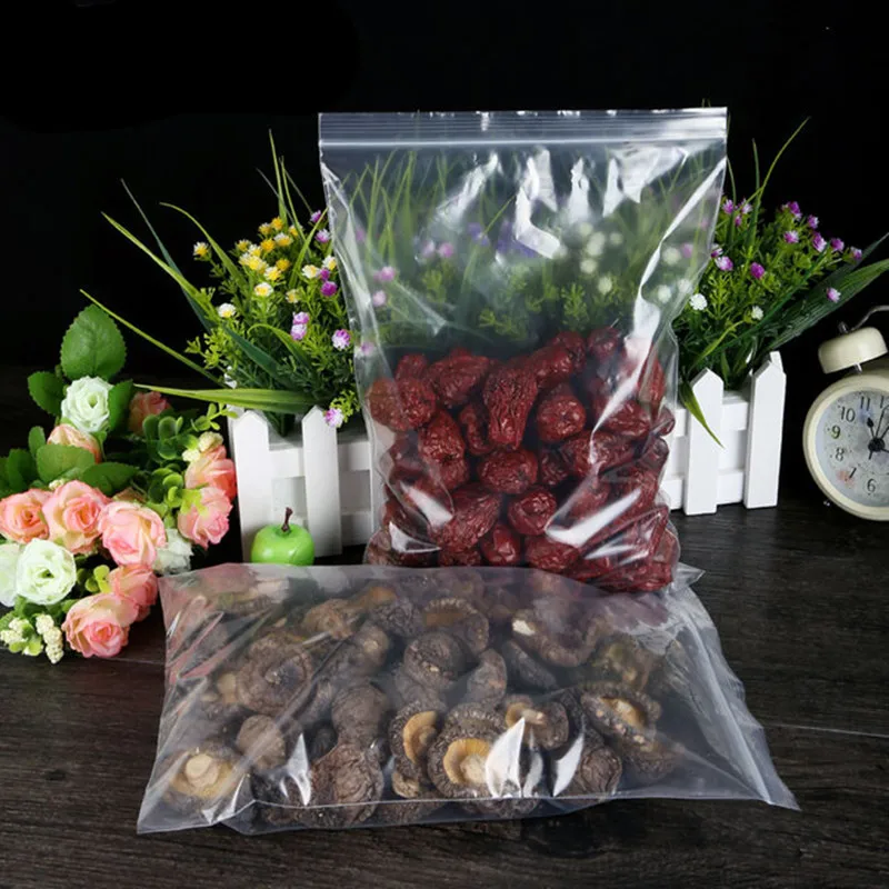 22*32 см прозрачный повторно закрываемый сумки с застежкой Zip Lock пластиковые