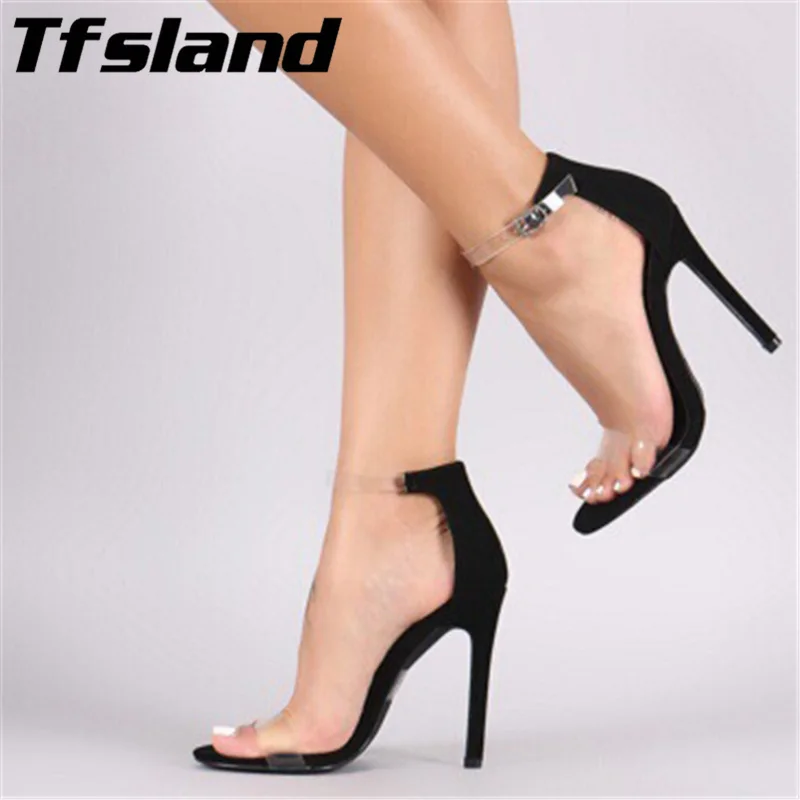 Новинка женские замшевые сандалии на платформе из ПВХ Водонепроницаемая Обувь