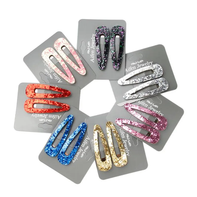 

2018 Fashion Shiny Children Hair Clips Bobby Pins Girls Kids Hairpin Accessories For Women Hair Clip Barrette Hairclip Hairgrip